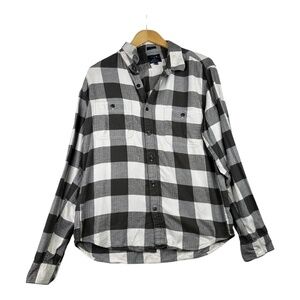 J.‎ Crew Women's Flannel Button Down Shirt Size Large AS IS